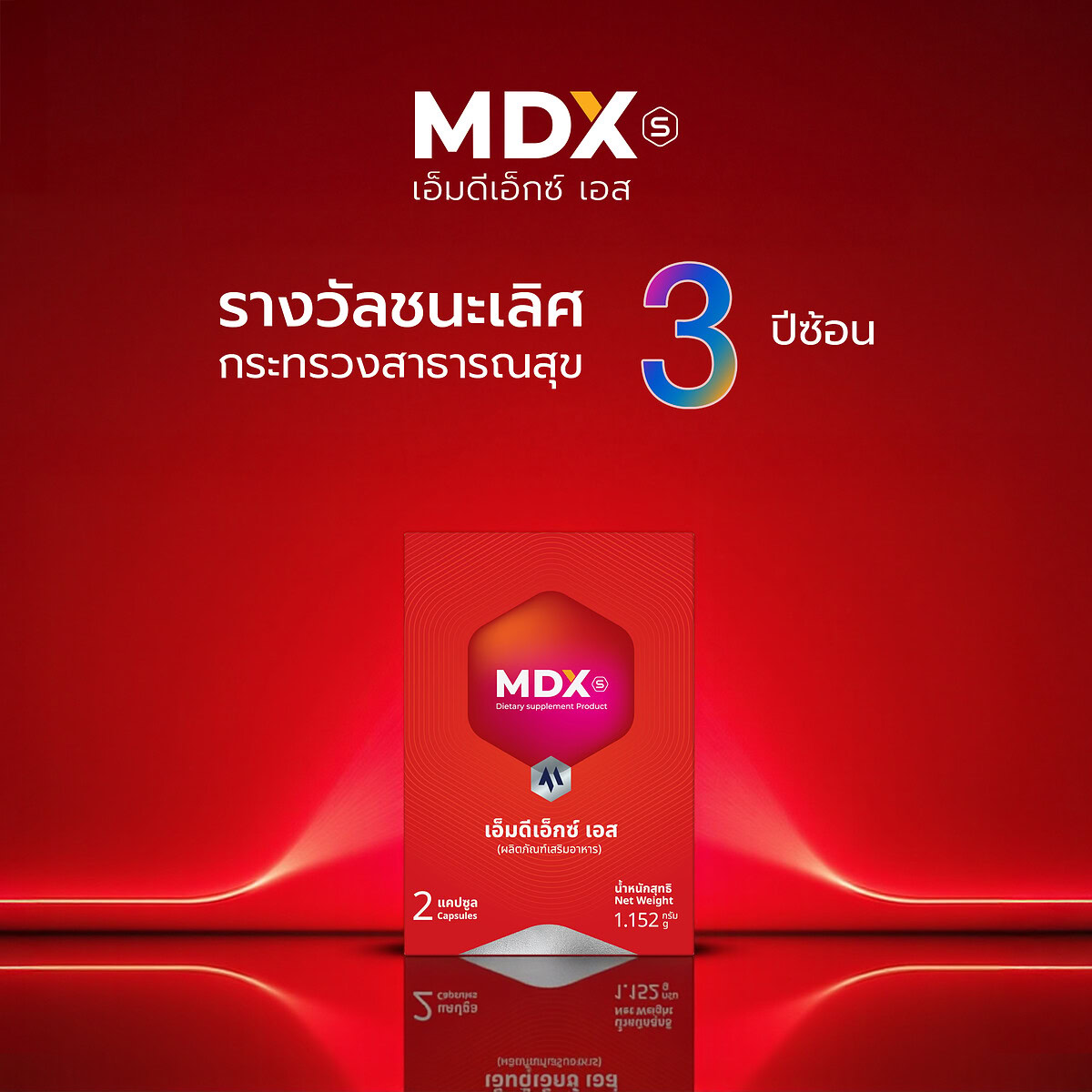 MDX S อาหารเสริมผู้ชาย ผลเร่งด่วน