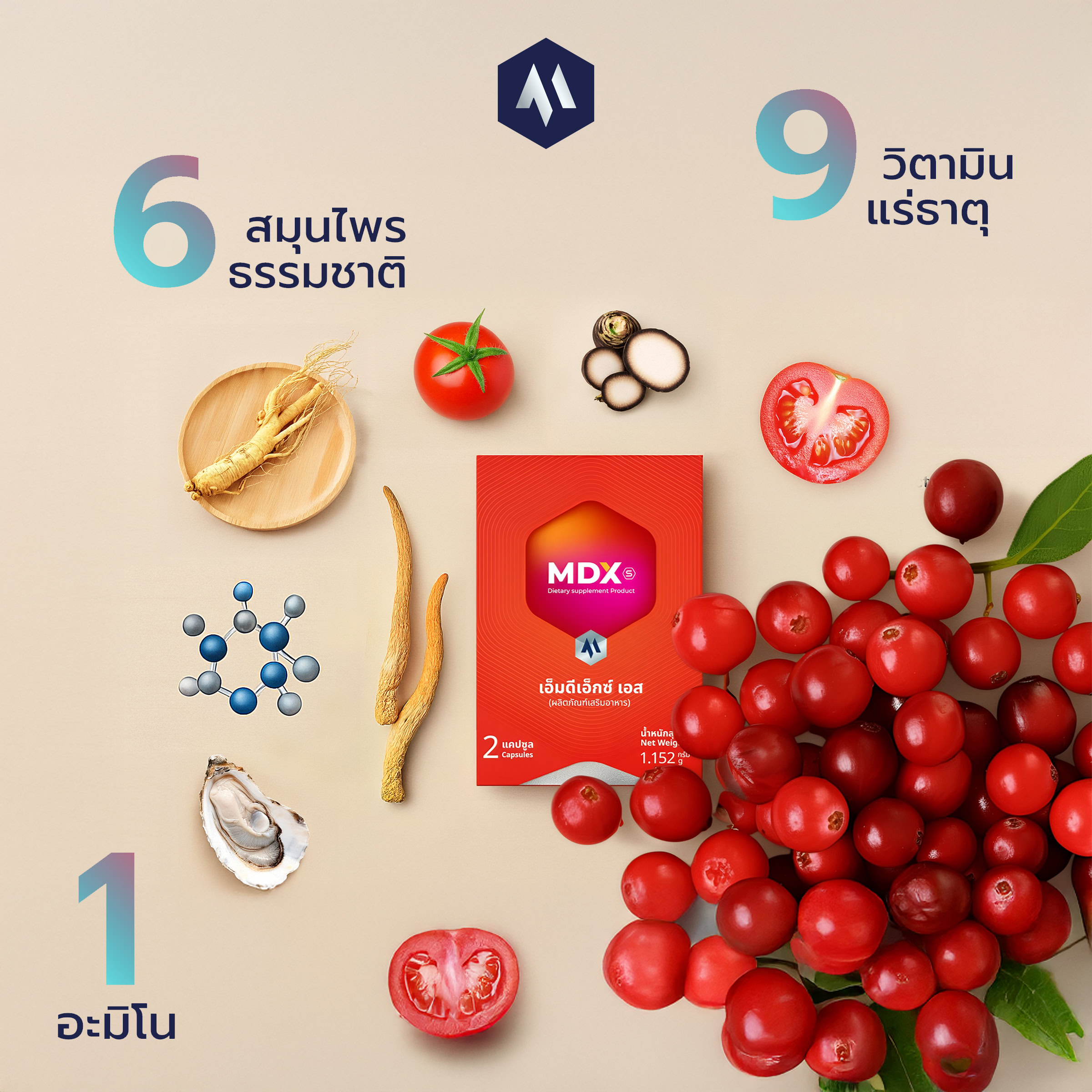 MDX S อาหารเสริมผู้ชาย ผลเร่งด่วน - รางวัลชนะเลิศกระทรวงสาธารณสุข 3 ปีซ้อน - Image 4
